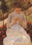 Mary Cassatt Being young girl who syr painting